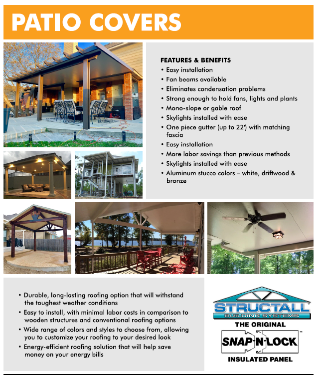 Patio Covers Macdonald Awning & Shade Products